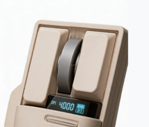 Retro mechanical and electronic style Ergonomic Wireless Mouse - Image 2
