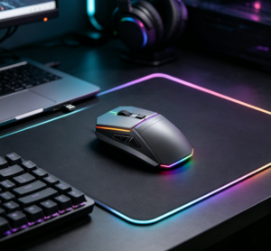 Retro-futuristic metal casing Wireless RGB Gaming Mouse - Image 5
