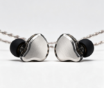 Hybrid IEM Earphones with Stainless Steel Faceplate, Detachable Cable for Musician(Without Mic, Black)